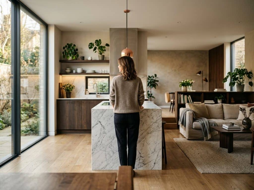 idée separation cuisine salon